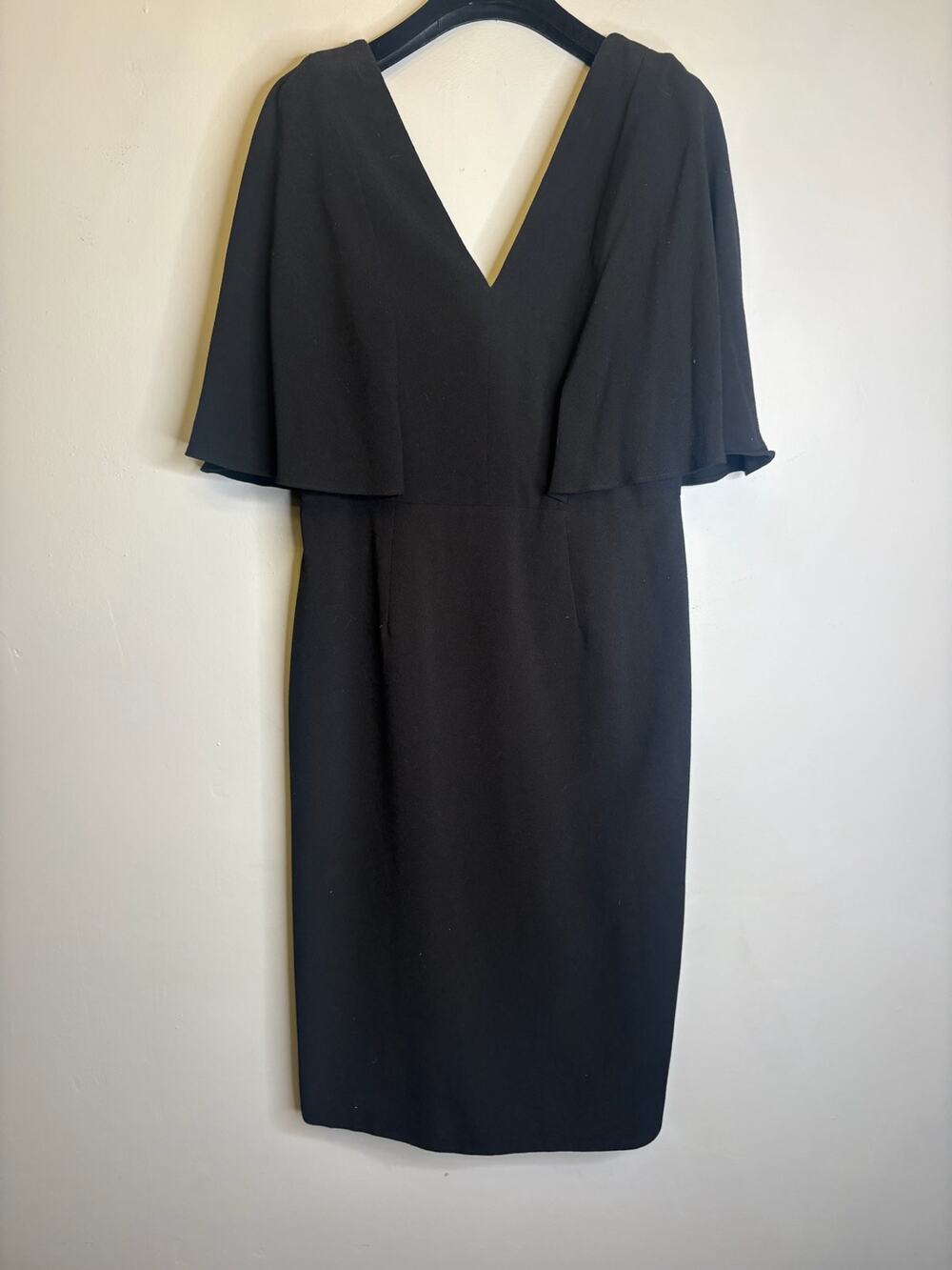 Dress the Population Sequin Cocktail Dress Dark Gray Charcoal Midi XL Formal